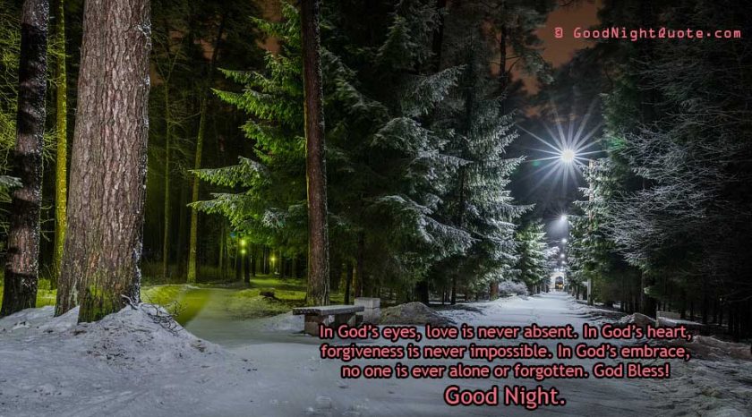 God Bless you Good Night Quotes
