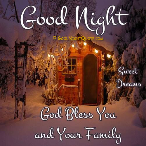 GoodNight God Bless you Quotes