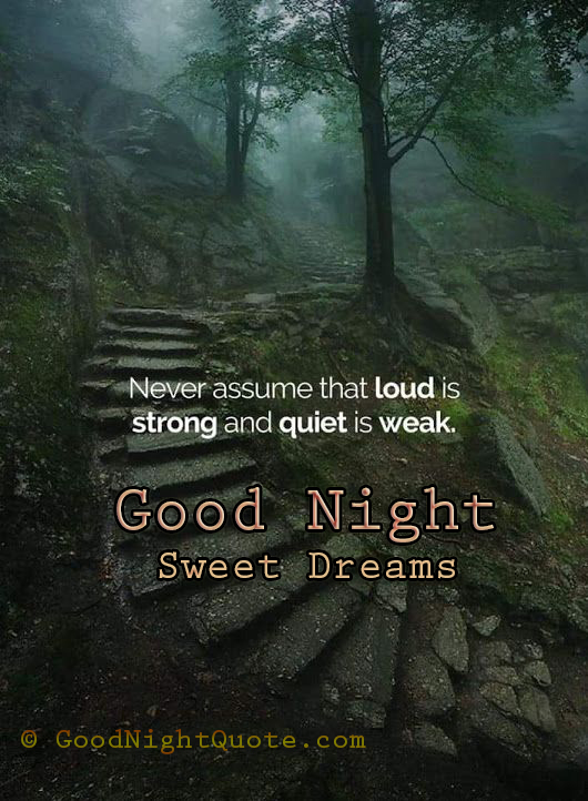Good Night - Quotes on Silence. - Good Night Quotes Images