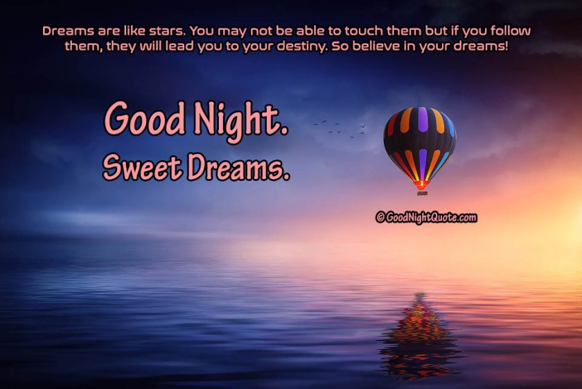 Good Night Quotes About Dreams