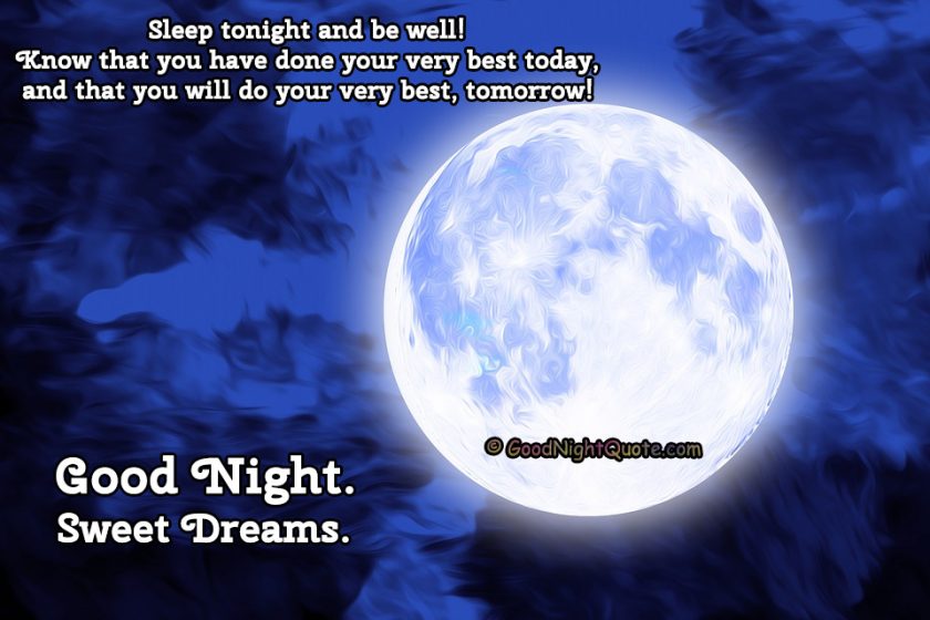 Good Night HD Images - Sleep Well Quotes