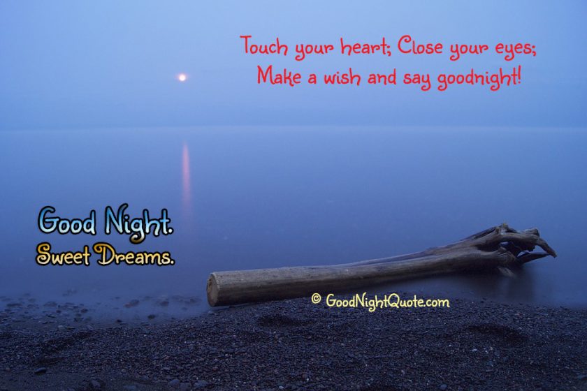 Good Night Sayings - Close your eyes