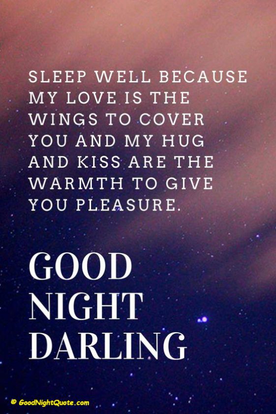 Sleep Well Darling Good Night Quotes